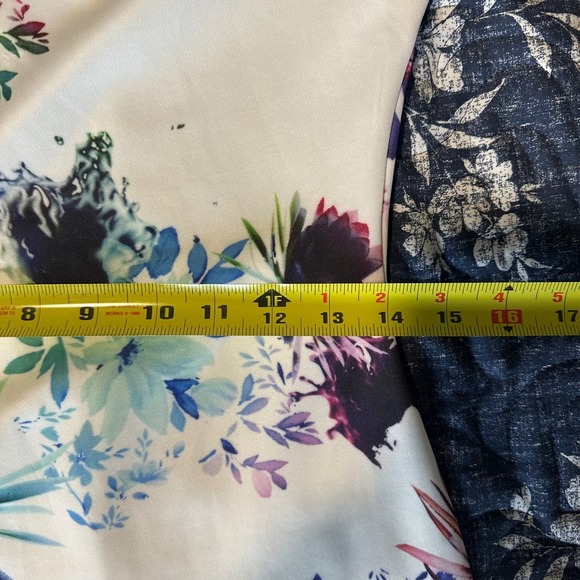 AX Paris Floral Bodycon Dress Elegant‎ Cocktail Party Midi Dress 8 - Picture 7 of 10